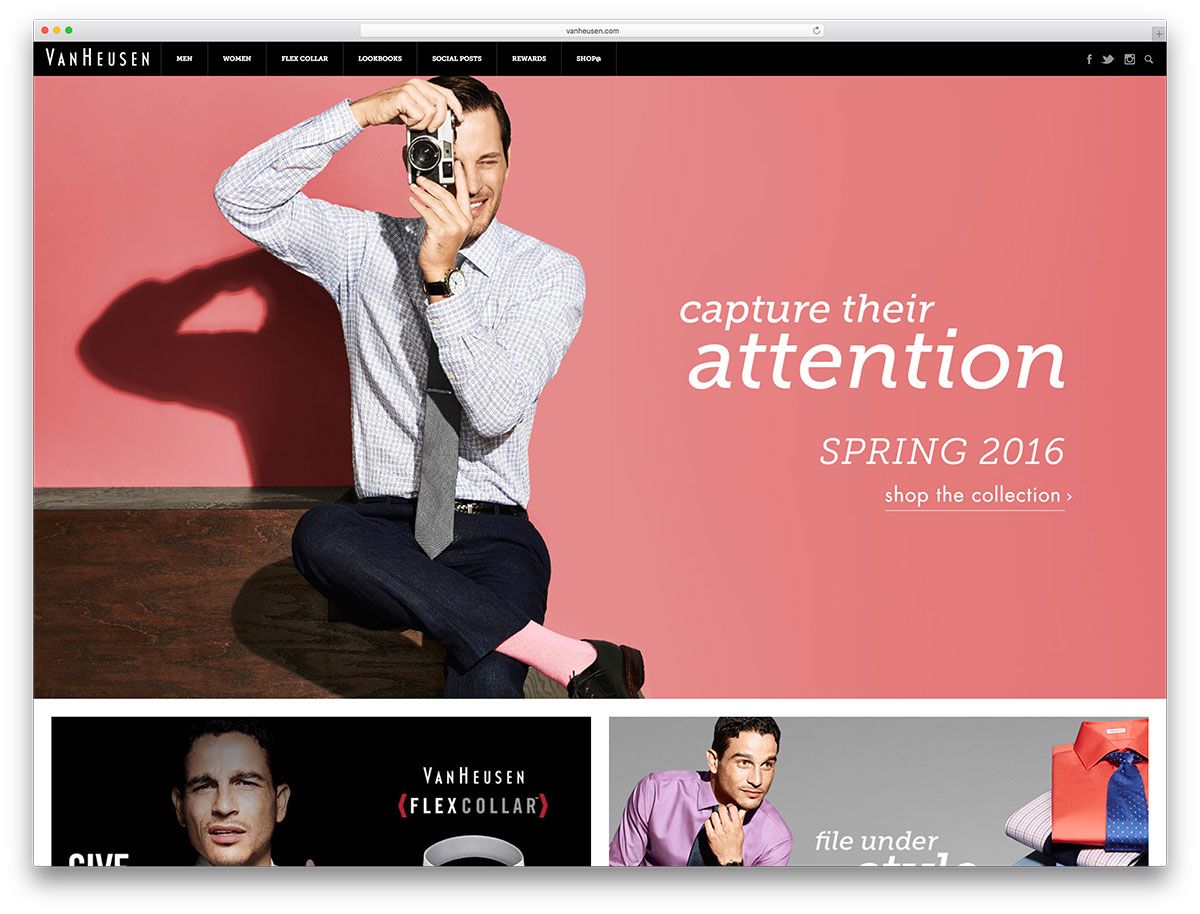 vanheusen-fashion-website-basierend-auf-wordpress