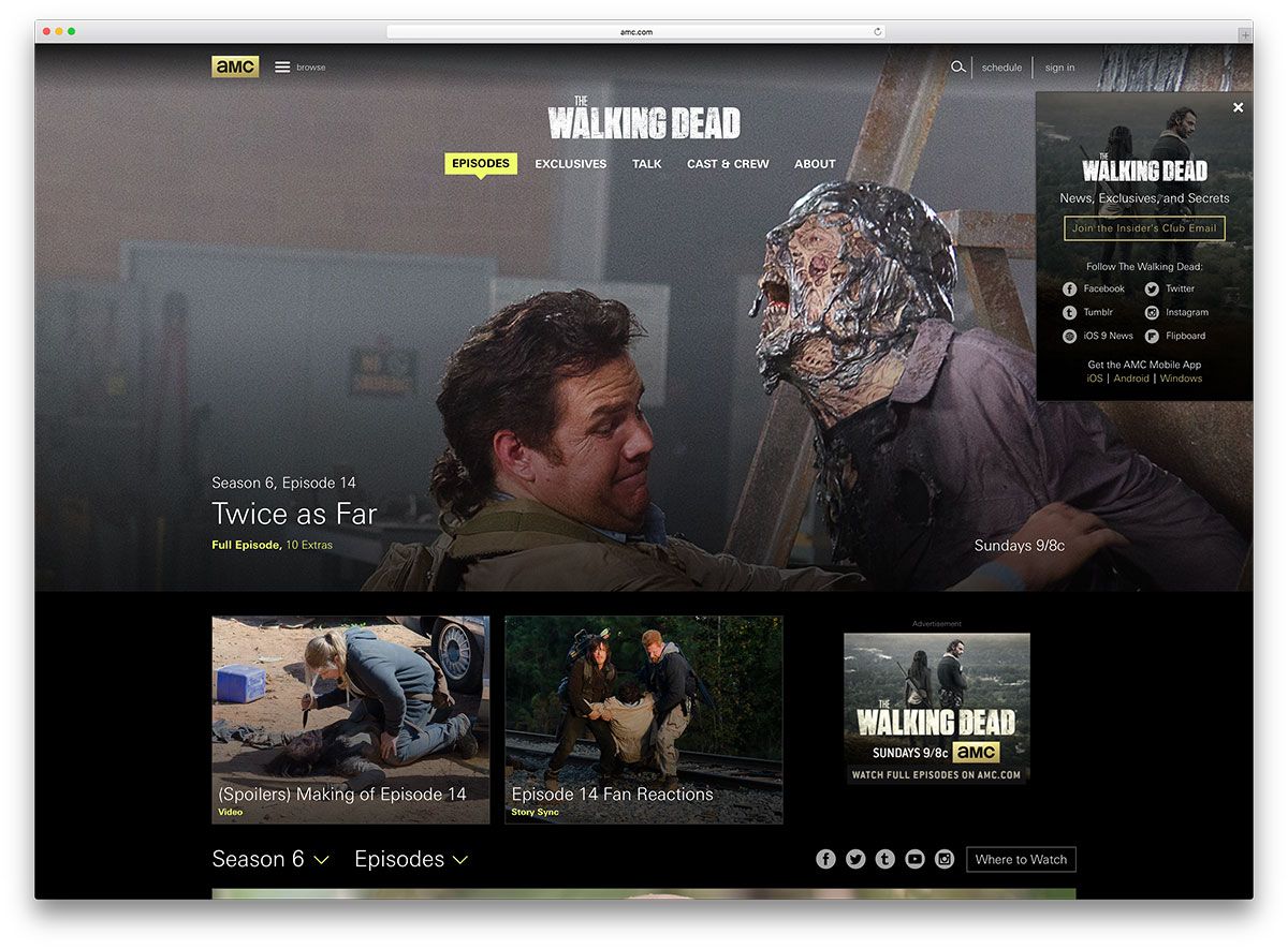 amc-entertainment-wordpress-site-beispiel