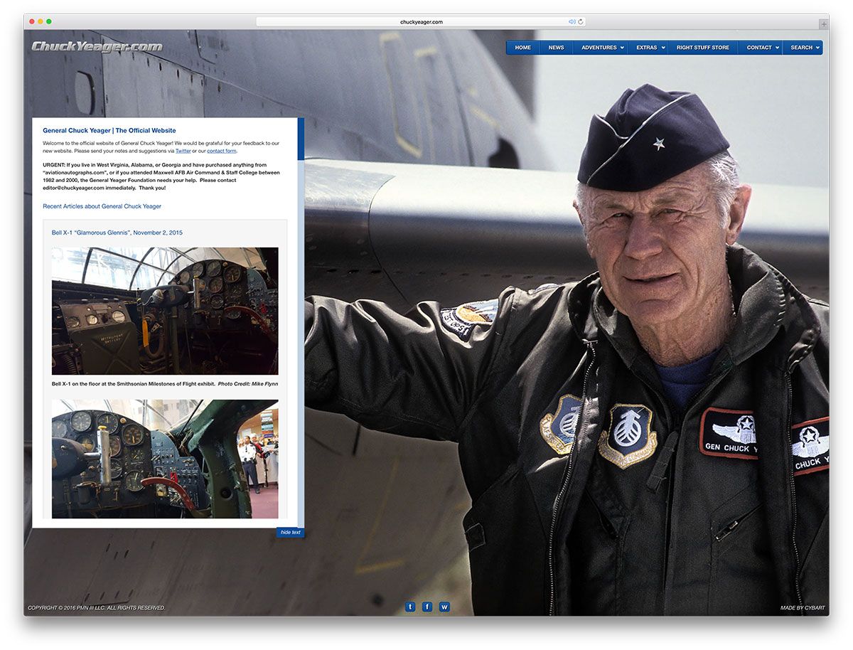 chuckyeager-militär-website-beispiel-mit-wp
