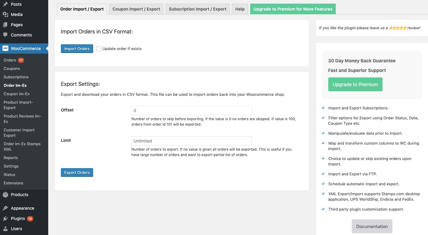 機能的な WooCommerce CSV インポート プラグイン
