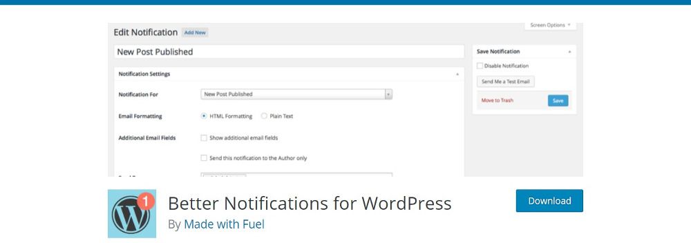 Notifiche migliori per WordPress