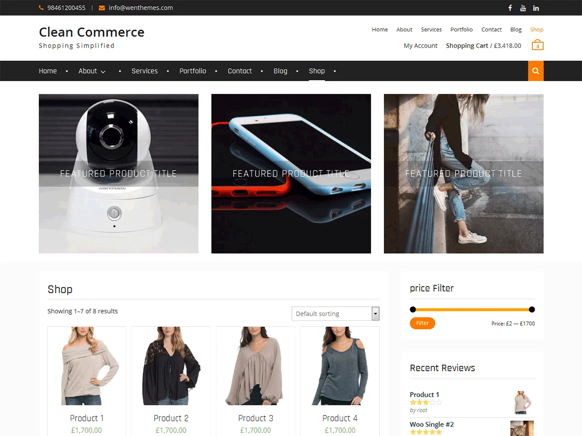 minimal-ecommerce-tema-clean-commerce