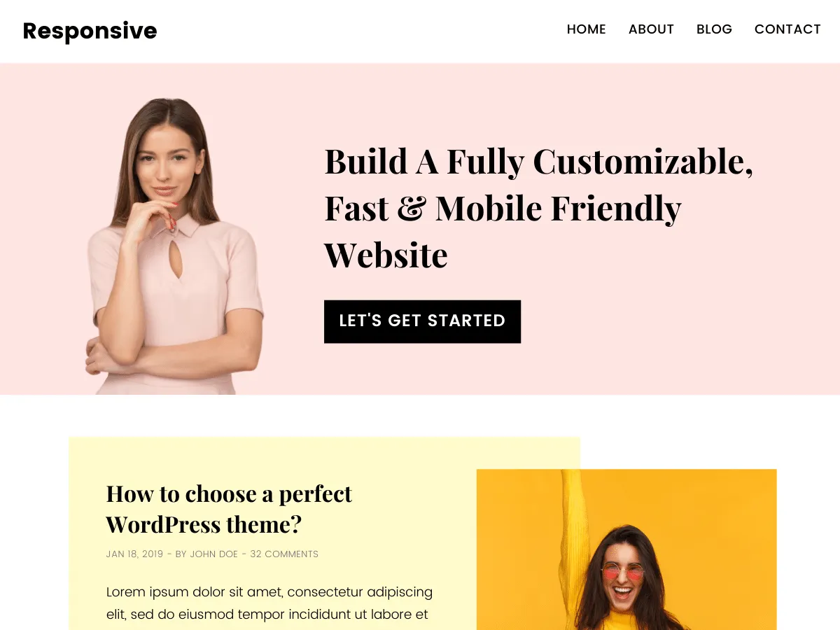 Tema WordPress reattivo
