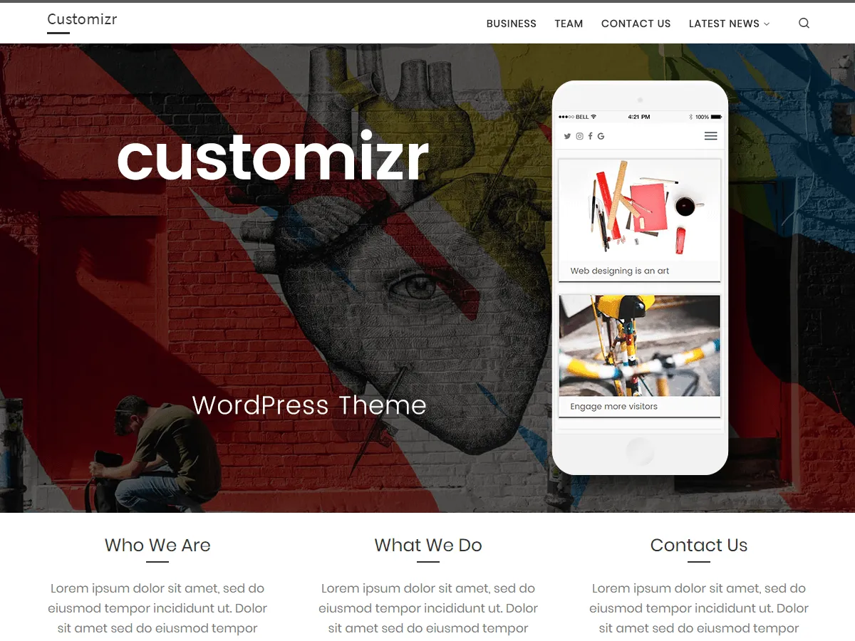 Personalizza il tema WordPress