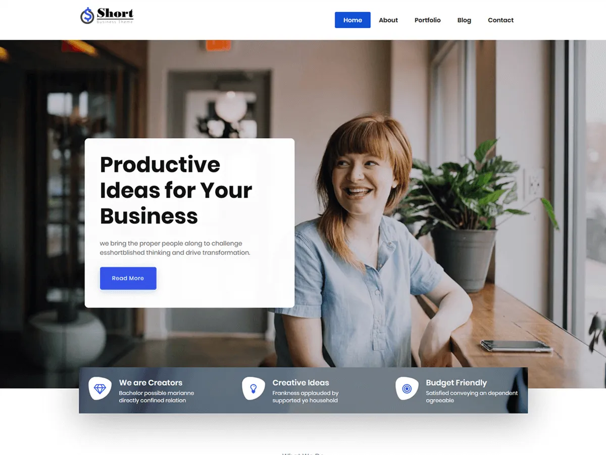 Breve tema WordPress