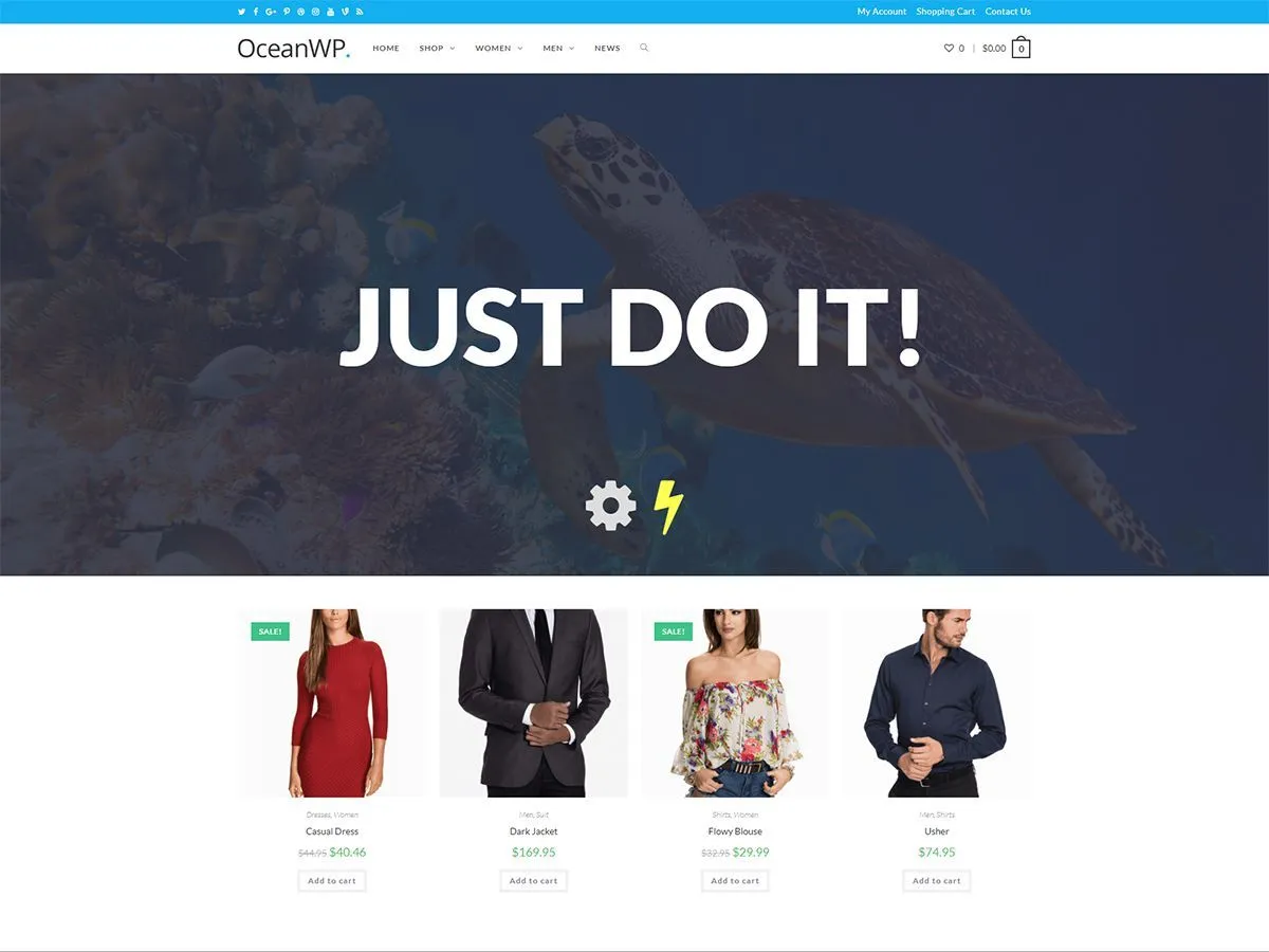 OceanWP WordPress 테마