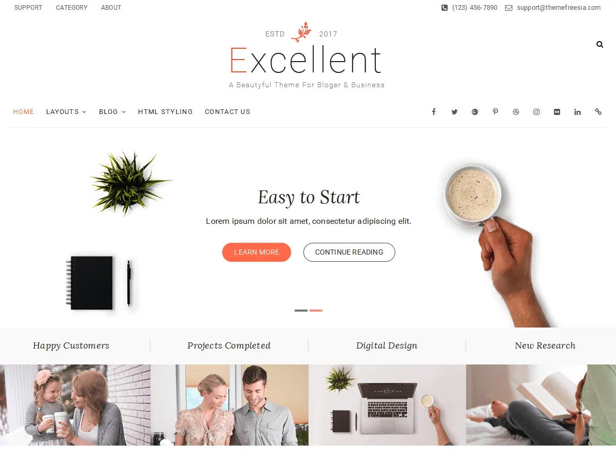 Excelente tema WordPress