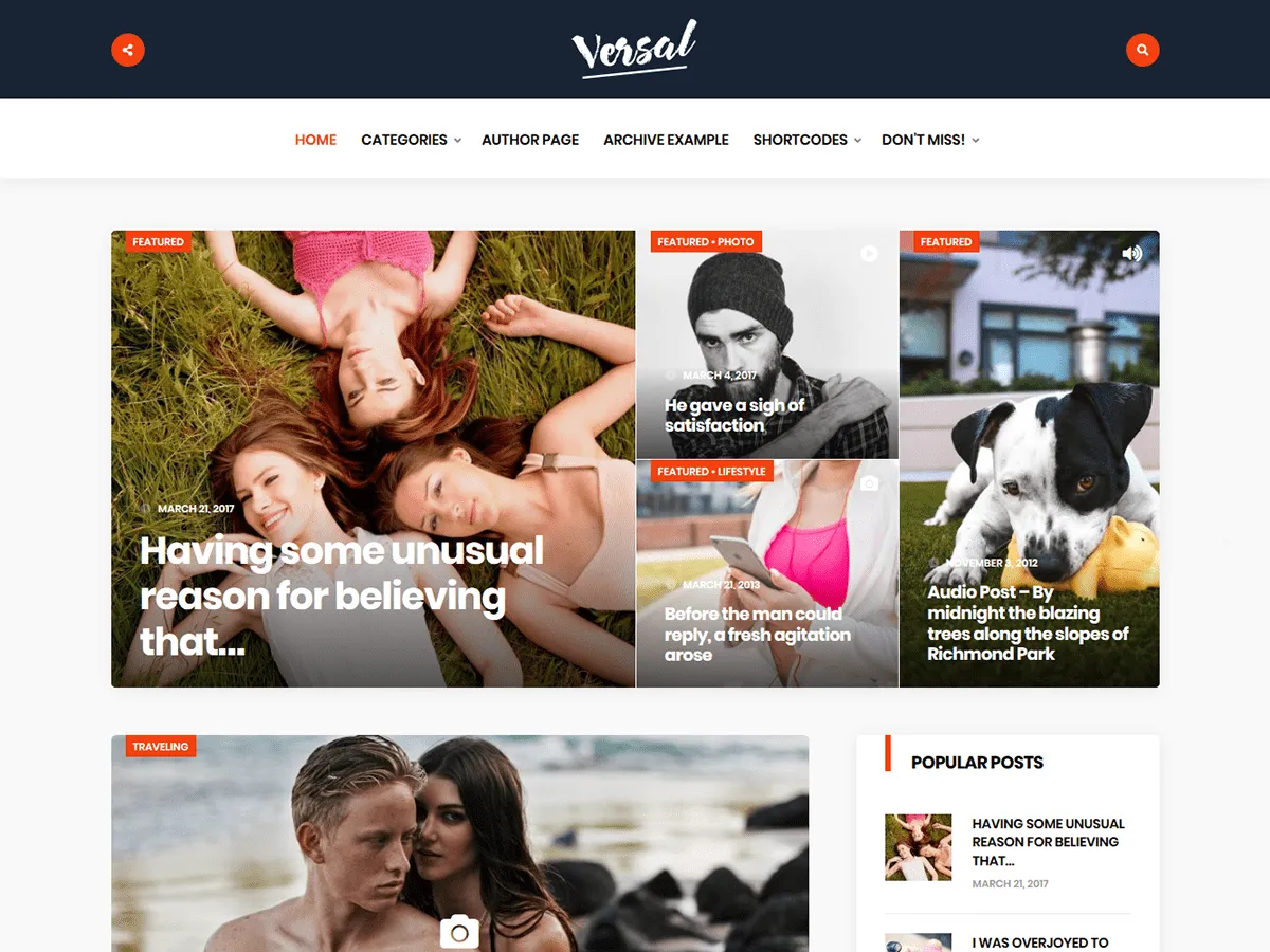 Tema de WordPress versátil