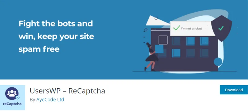 UsersWP – ReCaptcha