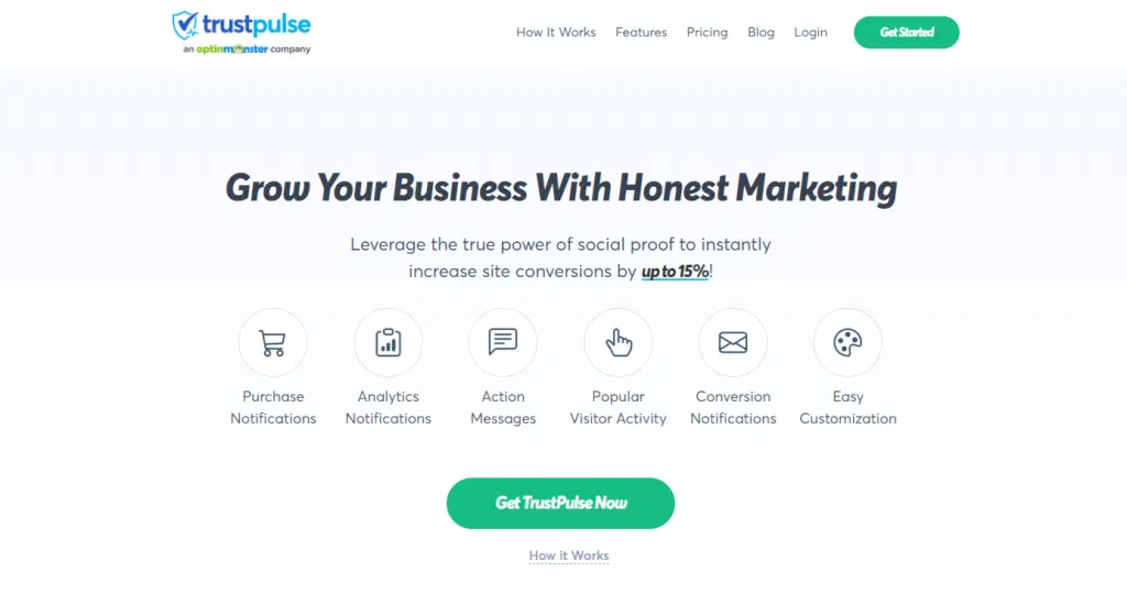 Avis sur les 9 meilleurs plugins de notification WordPress (gratuits et premium) 3 TrustPulse
