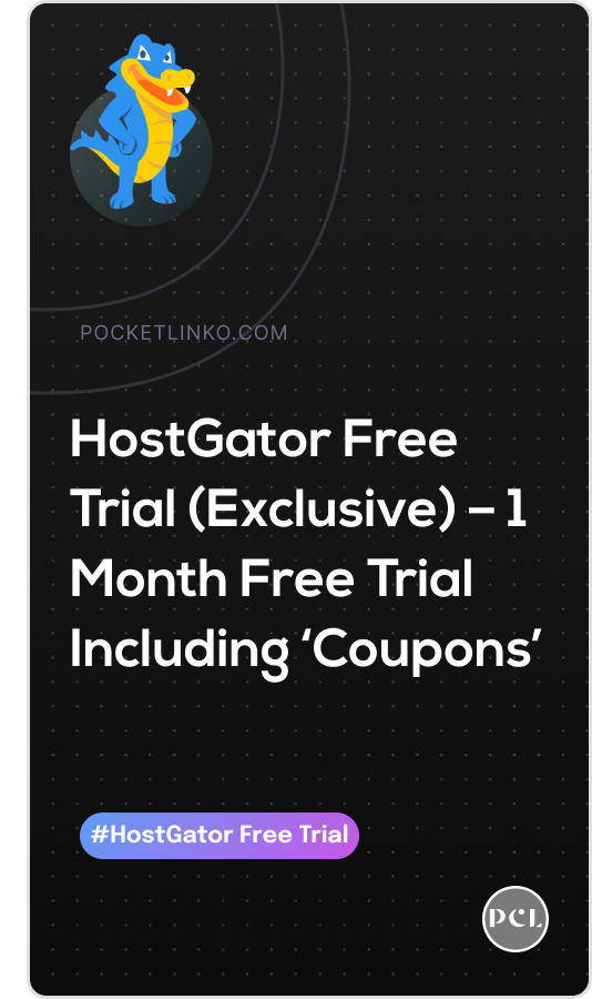 Prova gratuita di HostGator (2022) - 1 mese di prova gratuita inclusi "Coupon" 1 Hostgator free trial