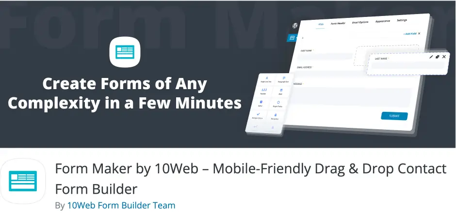 表单制作器 WordPress 插件
