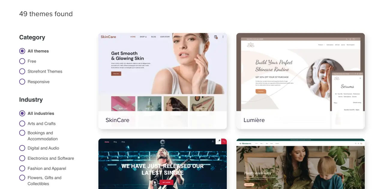 WooCommerce 主題商店