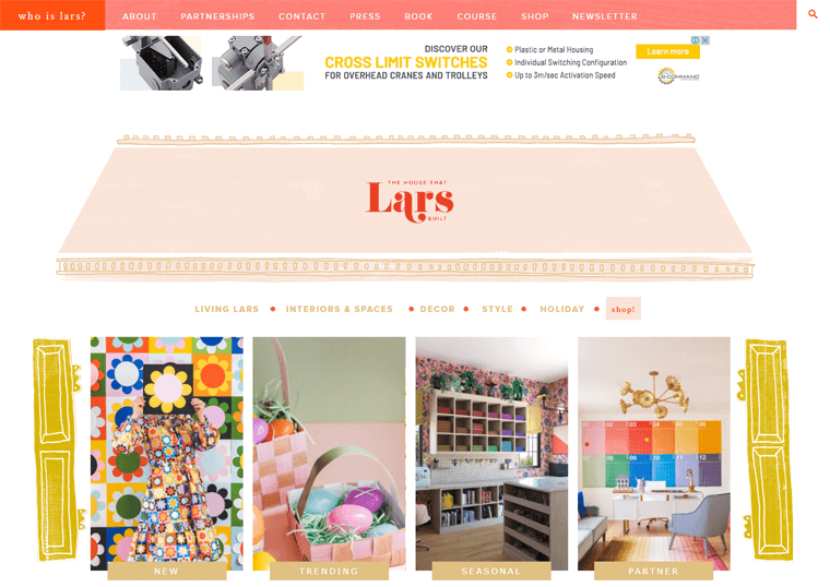 La casa costruita da Lars