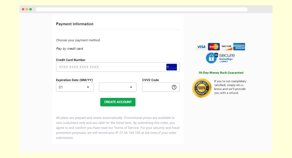 Как начать блог WordPress на GreenGeeks в 2022 году: пошаговое руководство 12 greengeeks payment details