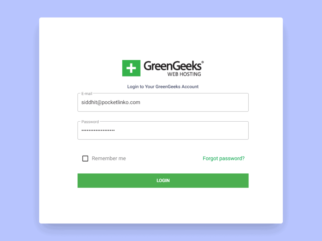 Как начать блог WordPress на GreenGeeks в 2022 году: пошаговое руководство 16 Greengeeks mail id pas