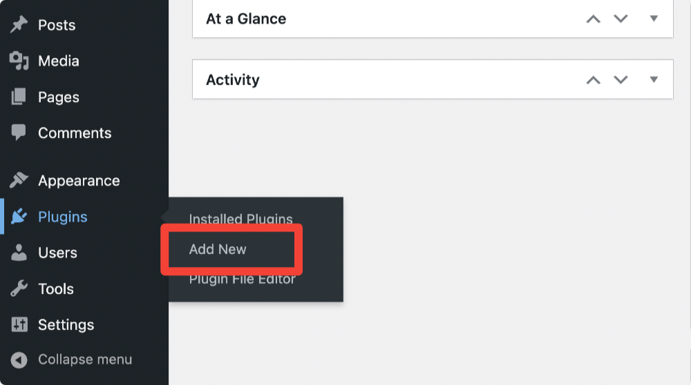yeni wordpress eklentisi ekle