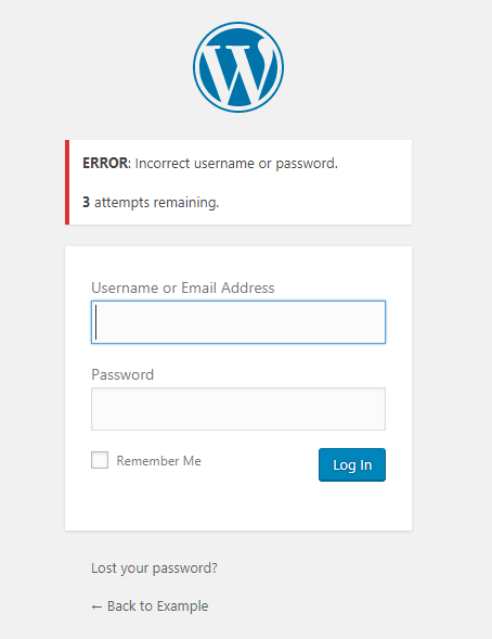 limitare i tentativi di accesso