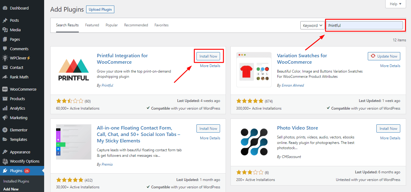 Интеграция Printful с WooCommerce