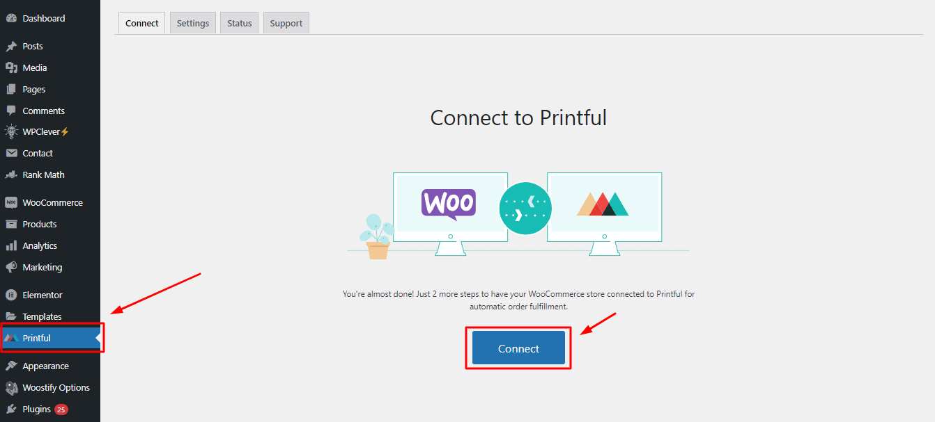 Интеграция Printful с WooCommerce