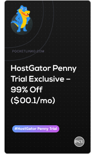 99% di sconto sull'offerta di prova da 1 centesimo di HostGator 2022 ($ 0,01 / mese) 1 Hostgator penny trial