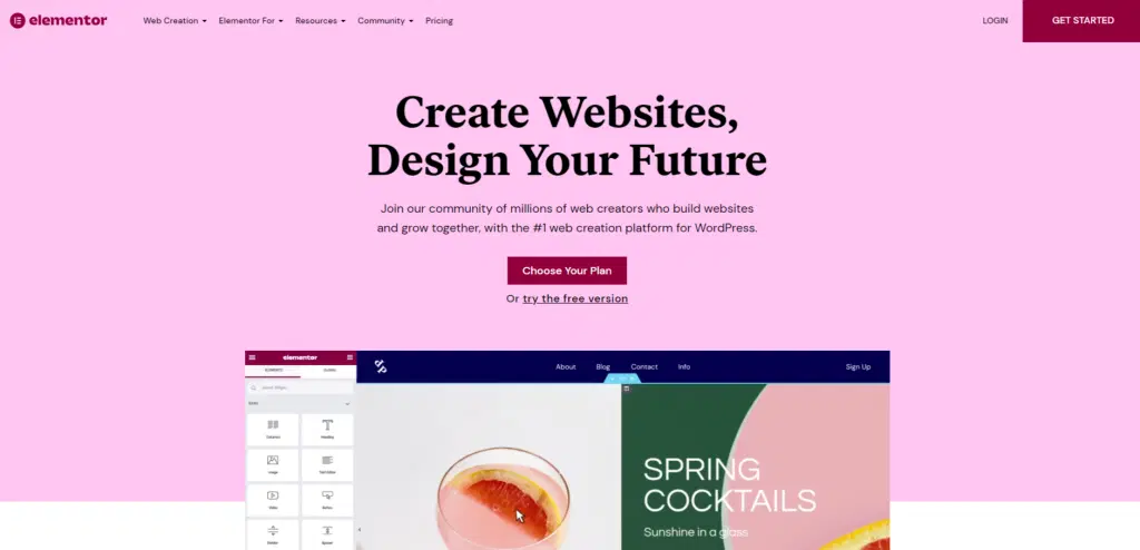 7 สุดยอดผู้สร้างหน้า Landing Page ของ WordPress 2022 (+ทดลองใช้ฟรี) 2 Elementor landing page builder