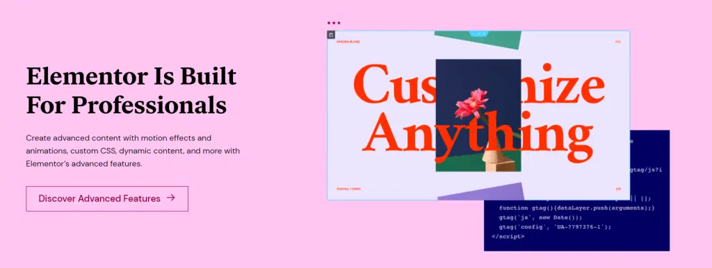 7 สุดยอดผู้สร้างหน้า Landing Page ของ WordPress 2022 (+ทดลองใช้ฟรี) 3 Elementor landing page builder feature