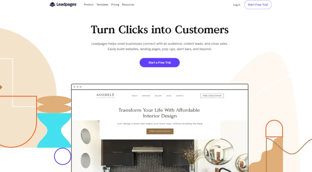 7 สุดยอดผู้สร้างหน้า Landing Page ของ WordPress 2022 (+ทดลองใช้ฟรี) 11 LeadPages landing page builder