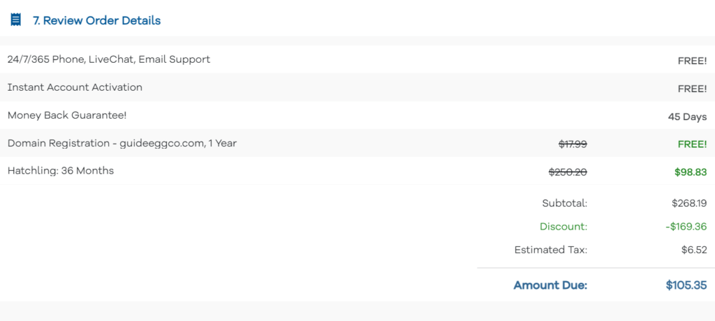 วิธีซื้อเว็บโฮสติ้งจาก Hostgator: คู่มือฉบับสมบูรณ์ 75% ส่วนลด7 hostgator checkout