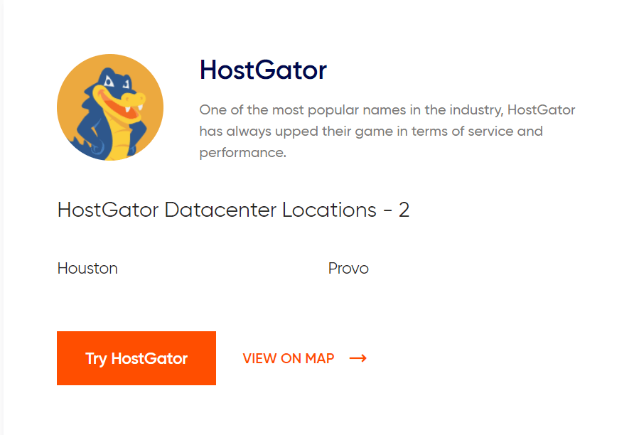 Hostinger vs HostGator 2022 - Ghidul de „revizuire” a câștigătorului clar 22 Hostgator datacentre locations