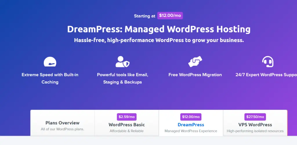DreamHost Vs SiteGround 2022: 7-Test, um zu entscheiden, „Wer ist der Beste“? 3 dreamhost wordpress plan review