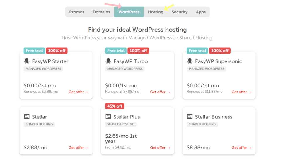 كيفية شراء استضافة الويب من Namecheap 2022 (الدليل الكامل) 2 namecheap product page