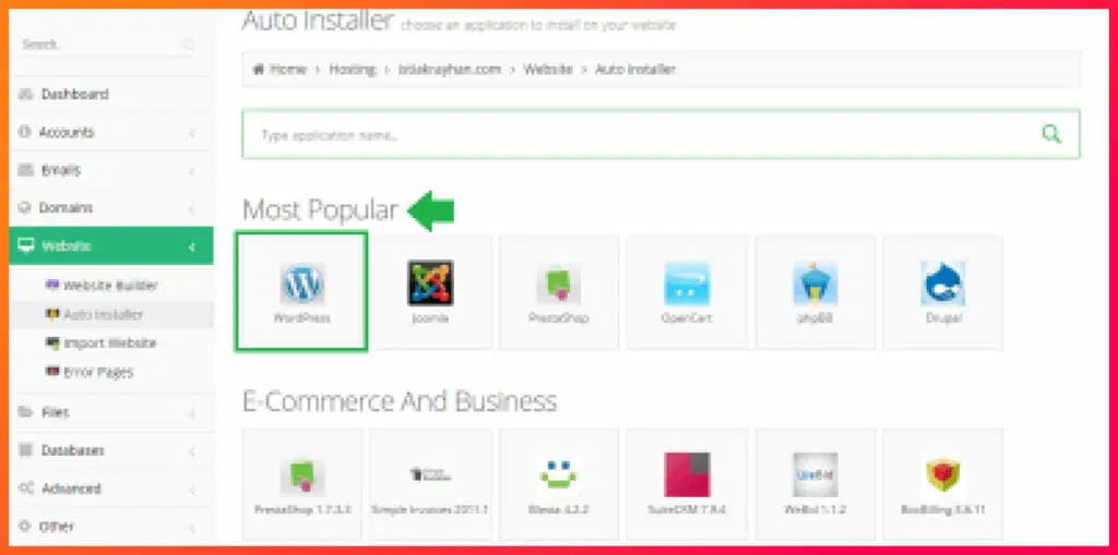 Adım Adım Hostinger'a Wordpress Yüklemek için En İyi Kılavuz (2022) 5 hostinger control panel 1 1