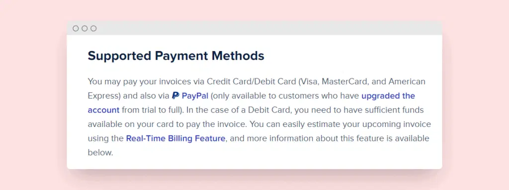 PayPal ホスティング: 2022 年に PayPal を受け入れる 5 つの最高の Web ホスティング 19 cloudways payment modes