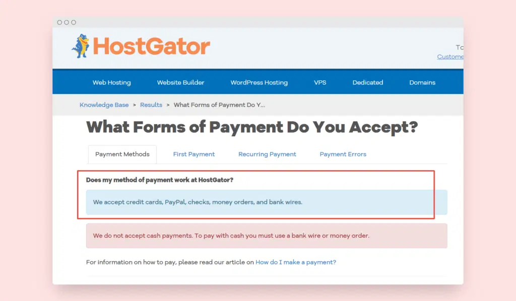 PayPal ホスティング: 2022 年に PayPal を受け入れる 5 つの最高の Web ホスティング 21 Hostgator payment modes