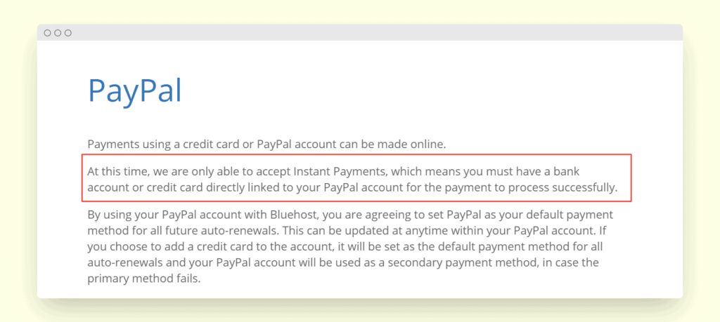 PayPal ホスティング: 2022 年に PayPal を受け入れる 5 つの最高の Web ホスティング 4 bluehost paypal information