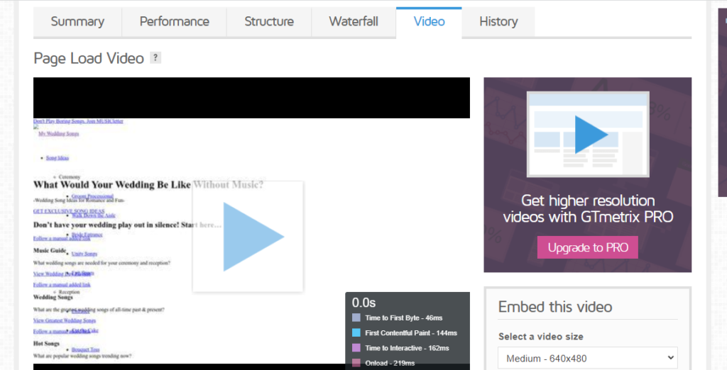 O GTmetrix é preciso para medir os principais elementos vitais da Web? Sessão de perguntas e respostas - nós perguntamos a eles! 17 gtmetrix video siteload - Is GTmetrix Accurate To Measure Core Web Vitals? Q/A Session - We Asked Them! - Is GTmetrix Accurate