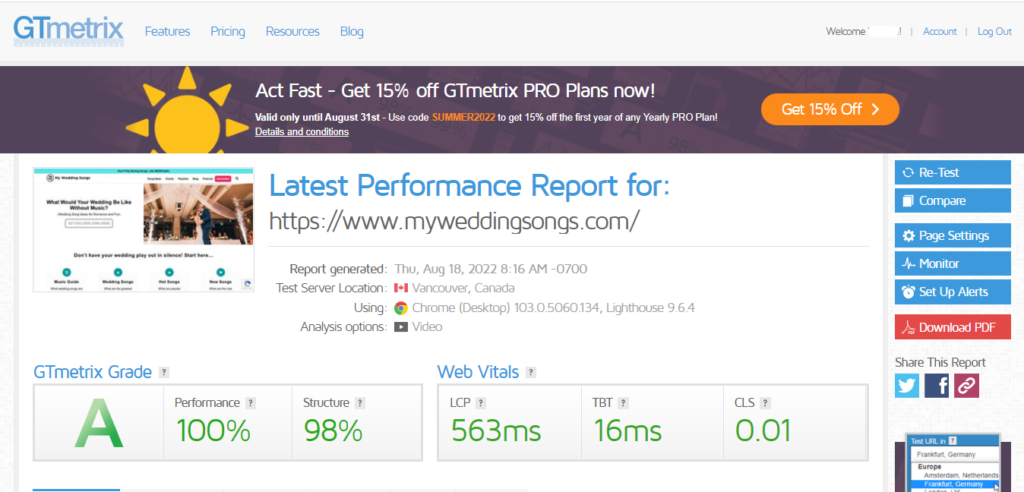 O GTmetrix é preciso para medir os principais elementos vitais da Web? Sessão de perguntas e respostas - nós perguntamos a eles! 7 gtmetrix free account - Is GTmetrix Accurate To Measure Core Web Vitals? Q/A Session - We Asked Them! - Is GTmetrix Accurate