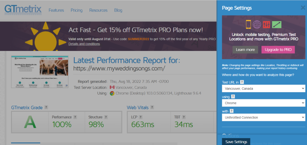 O GTmetrix é preciso para medir os principais elementos vitais da Web? Sessão de perguntas e respostas - nós perguntamos a eles! 24 pagesettings - Is GTmetrix Accurate To Measure Core Web Vitals? Q/A Session - We Asked Them! - Is GTmetrix Accurate