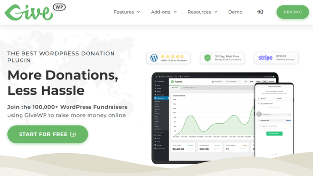 Plugin de don GiveWP