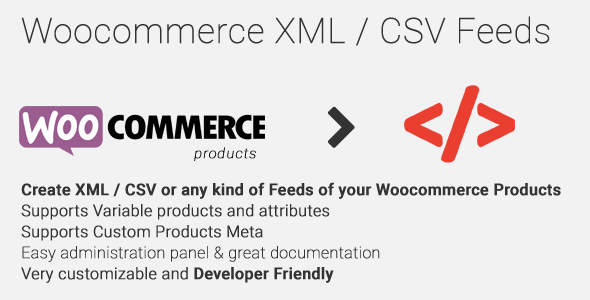 Feed CSV XML di Woocommerce