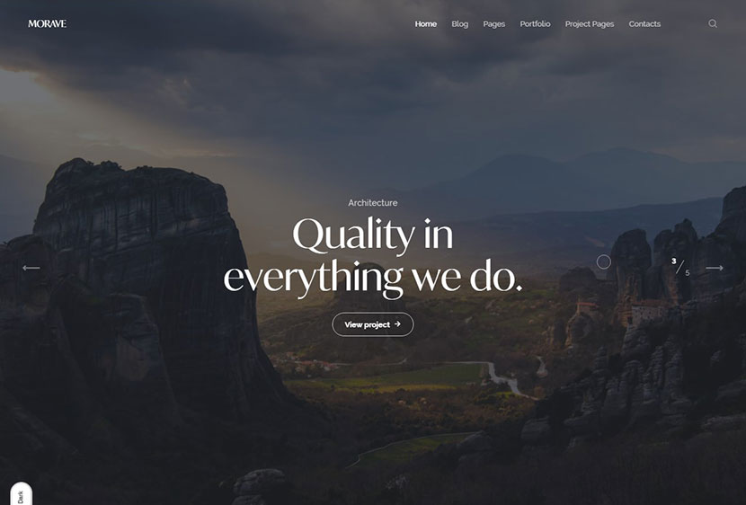 Morave - AJAX 组合 WordPress 主题